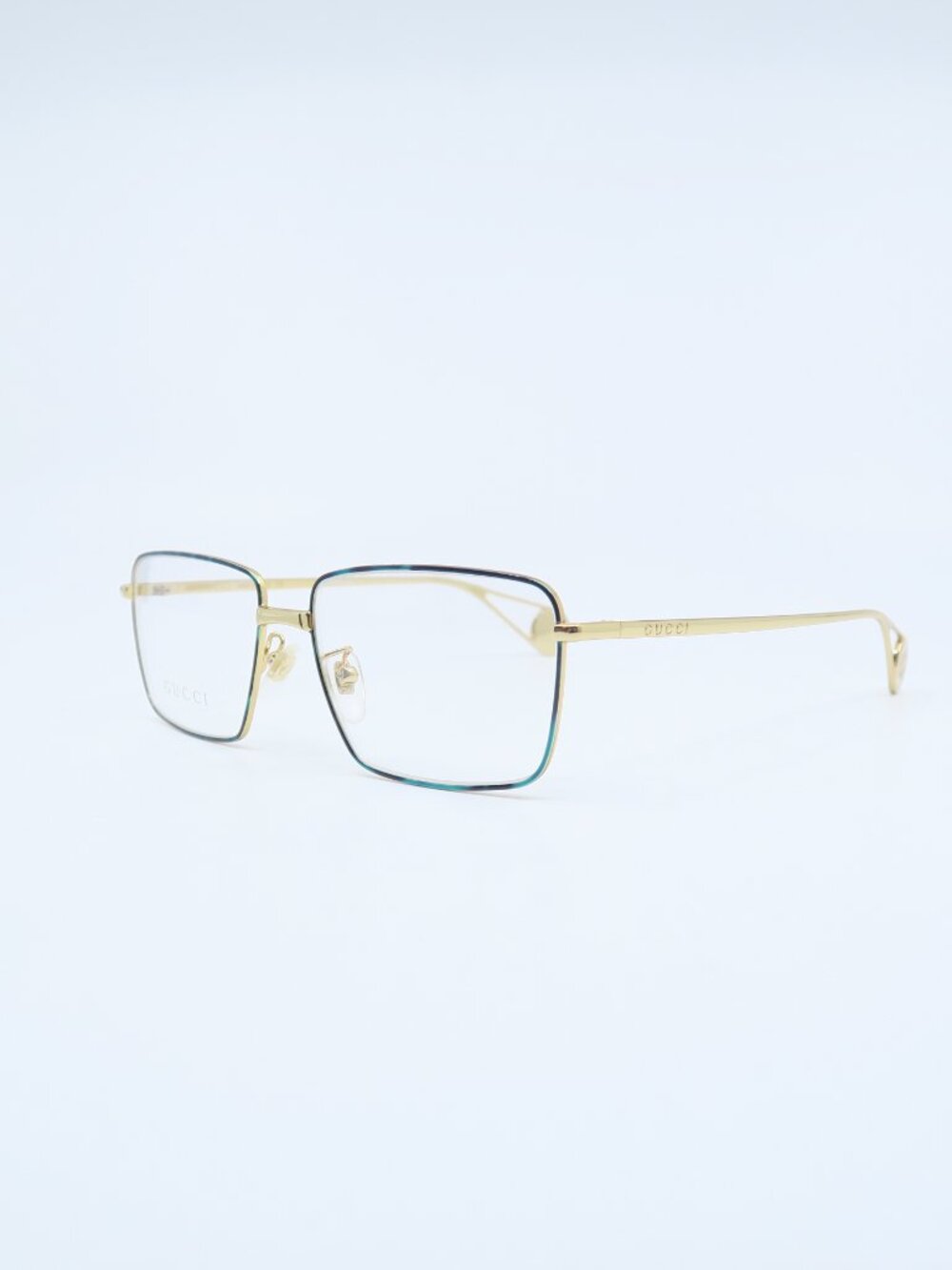 Gucci GG0439O 003 53mm Gold/Gold Metal, New Men's Eyeglasses Frames.
